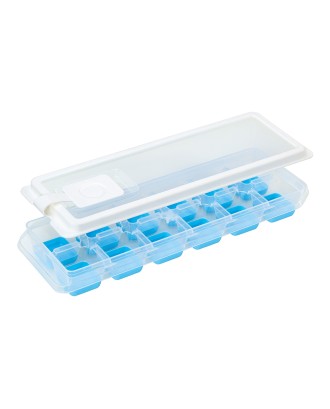 Tavita dreptunghiulara pentru cuburi de gheata, albastru, Cubo Plus - CILIO